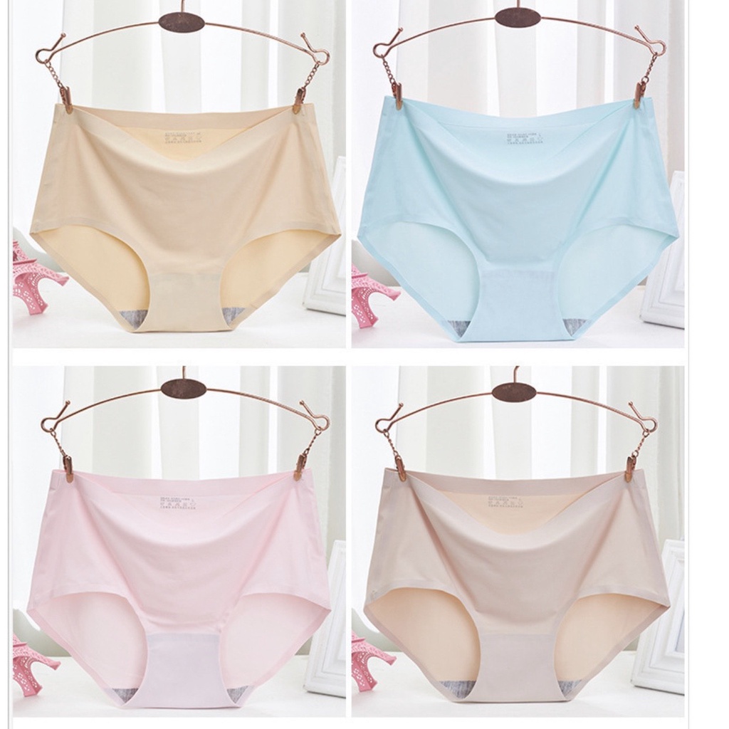 Quần Lót Nữ Đúc Su với thiết kế không đường may mềm mát lạnh co dãn thoải mái QL03