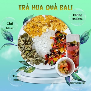 Trà hoa quả thảo mộc Bali, dứa lát và lá dứa