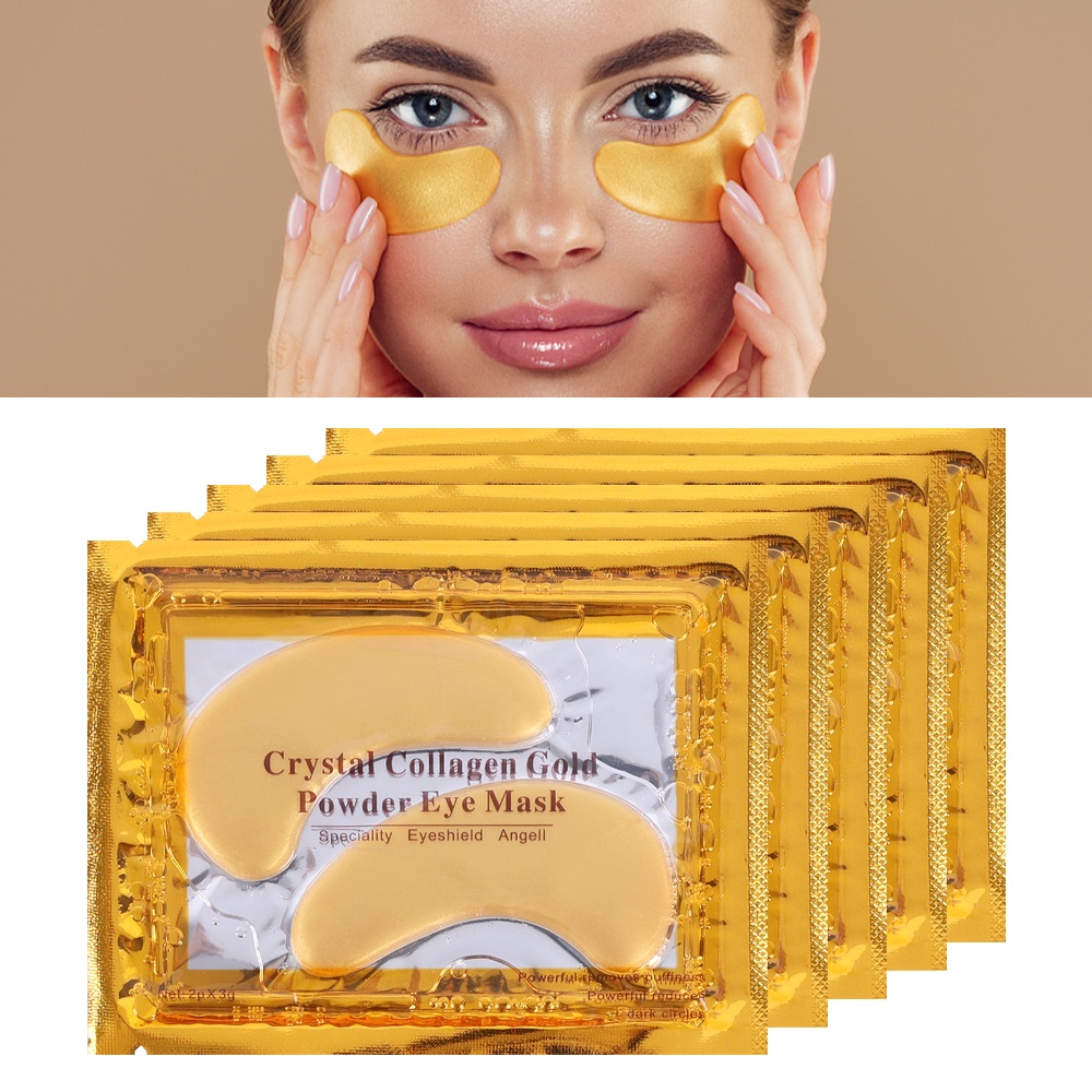 Mặt nạ mắt tinh chất collagen vàng chống lão hóa và chống quầng thâm mắt