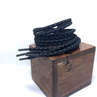Dây giày phản quang đen tròn 1m2