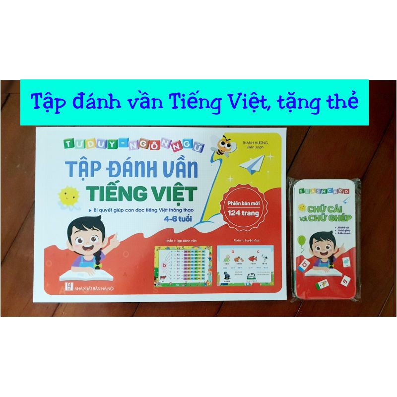 [Tập đánh vần cho bé, tặng thẻ chữ cái và chữ ghép] - Hành trang cho bé vào lớp 1