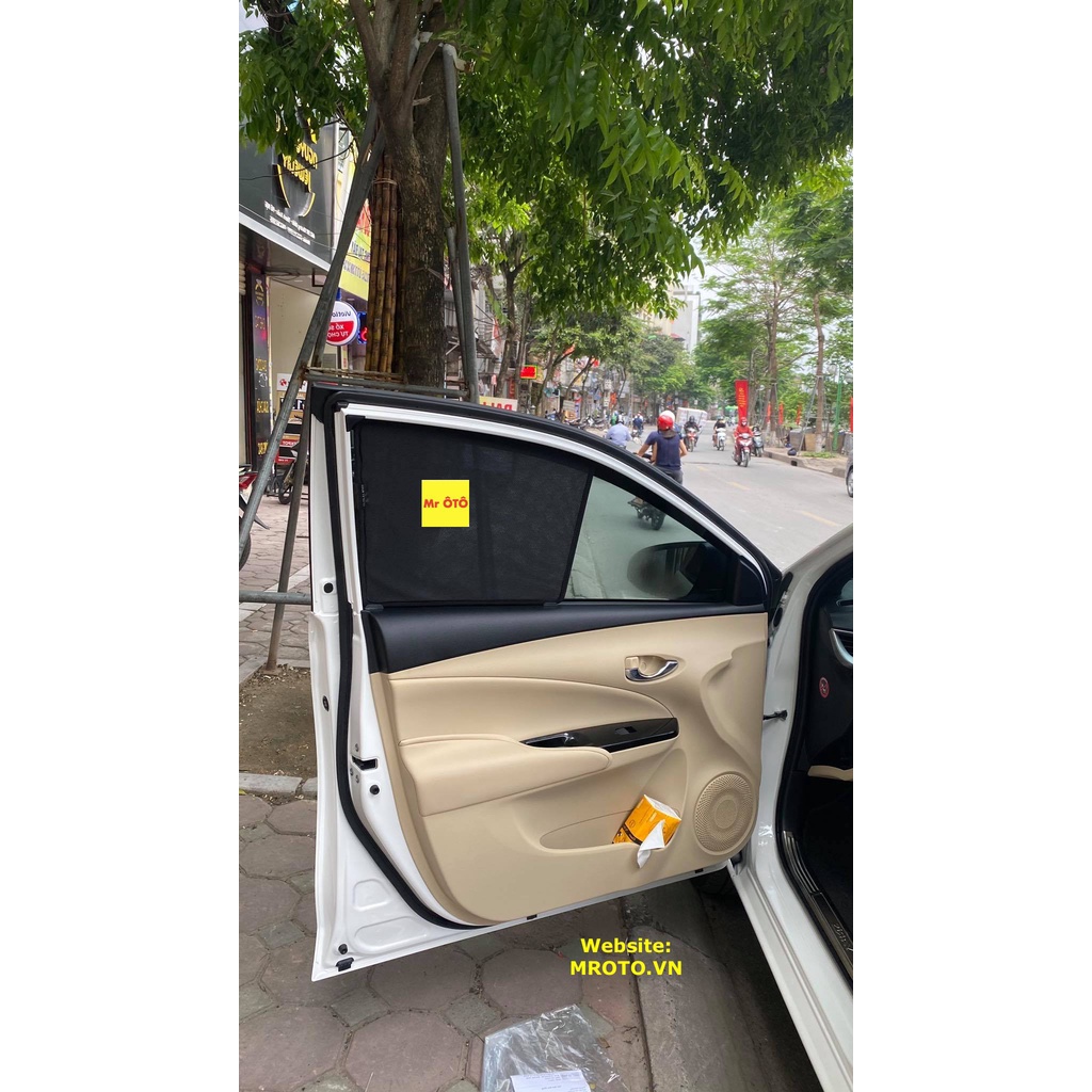 Rèm Che Nắng Xe Toyota Yaris 2019-2023 - chống UV - Loại 1 Mr Ô Tô - Bảo hành 2 năm