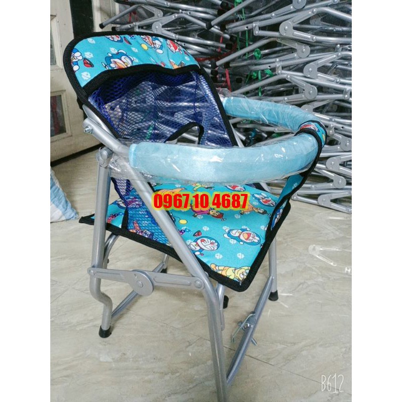 Ghế ngồi xe máy có vòng xếp gọn xe số cho bé