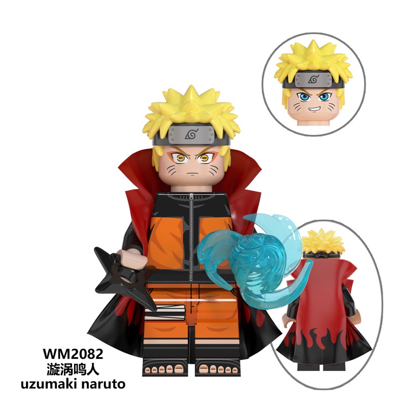 Mô Hình Đồ Chơi Lắp Ráp  Nhân Vật Naruto Wm6105 Sasuke Itachi