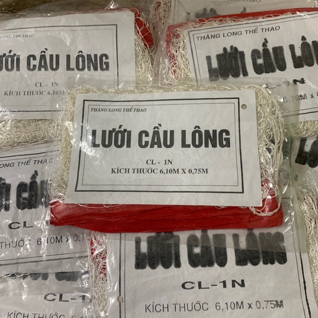 Lưới cầu lông KT dài 6,1m rộng 0,7m