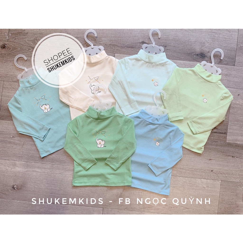 Áo giữ nhiệt, áo cổ 3 cm cho bé CHAANG