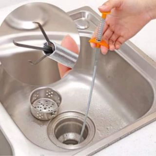 Que gắp rác thông cống inox