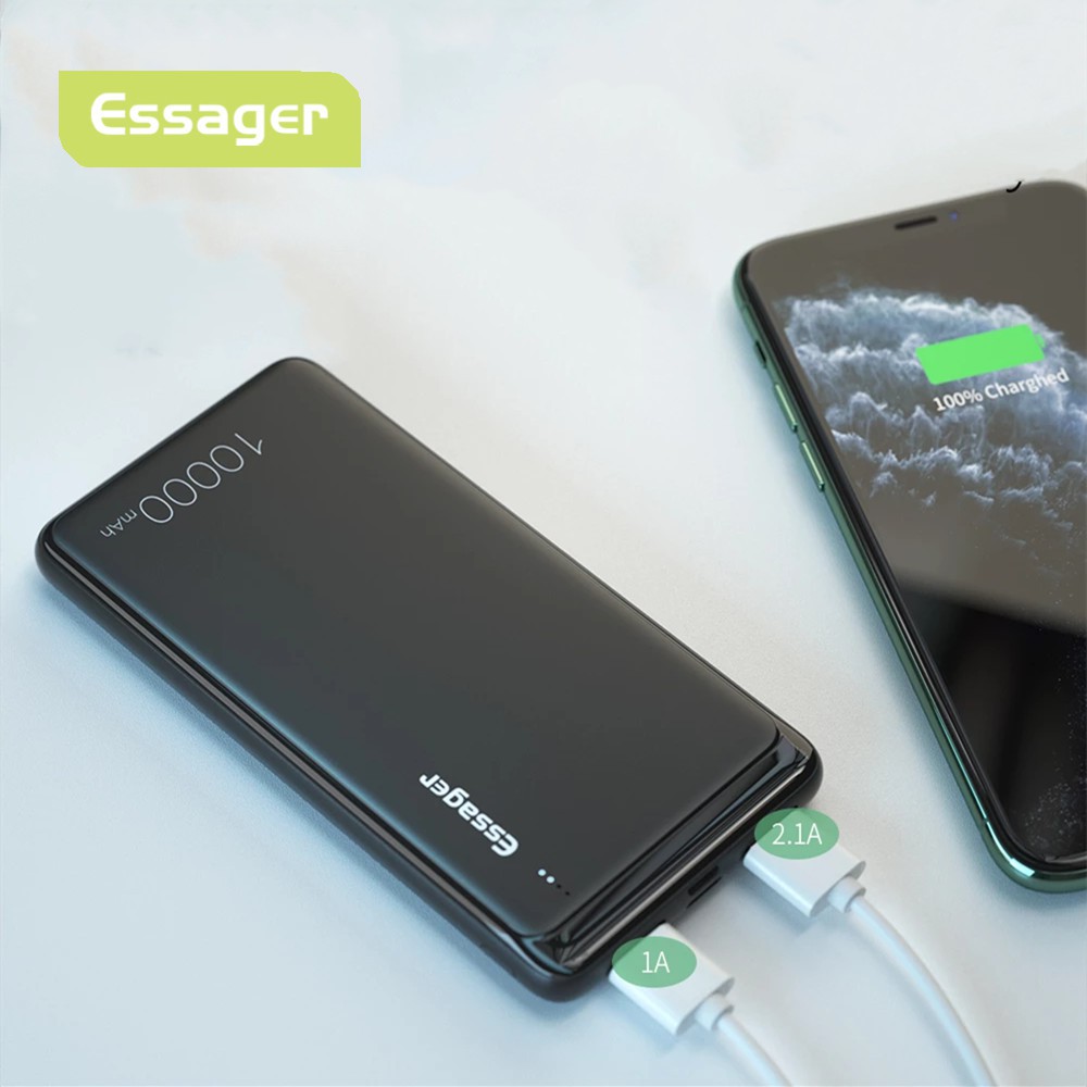 Pin Sạc Dự Phòng Essager 10000 MAh Cho Xiaomi Oppo iP