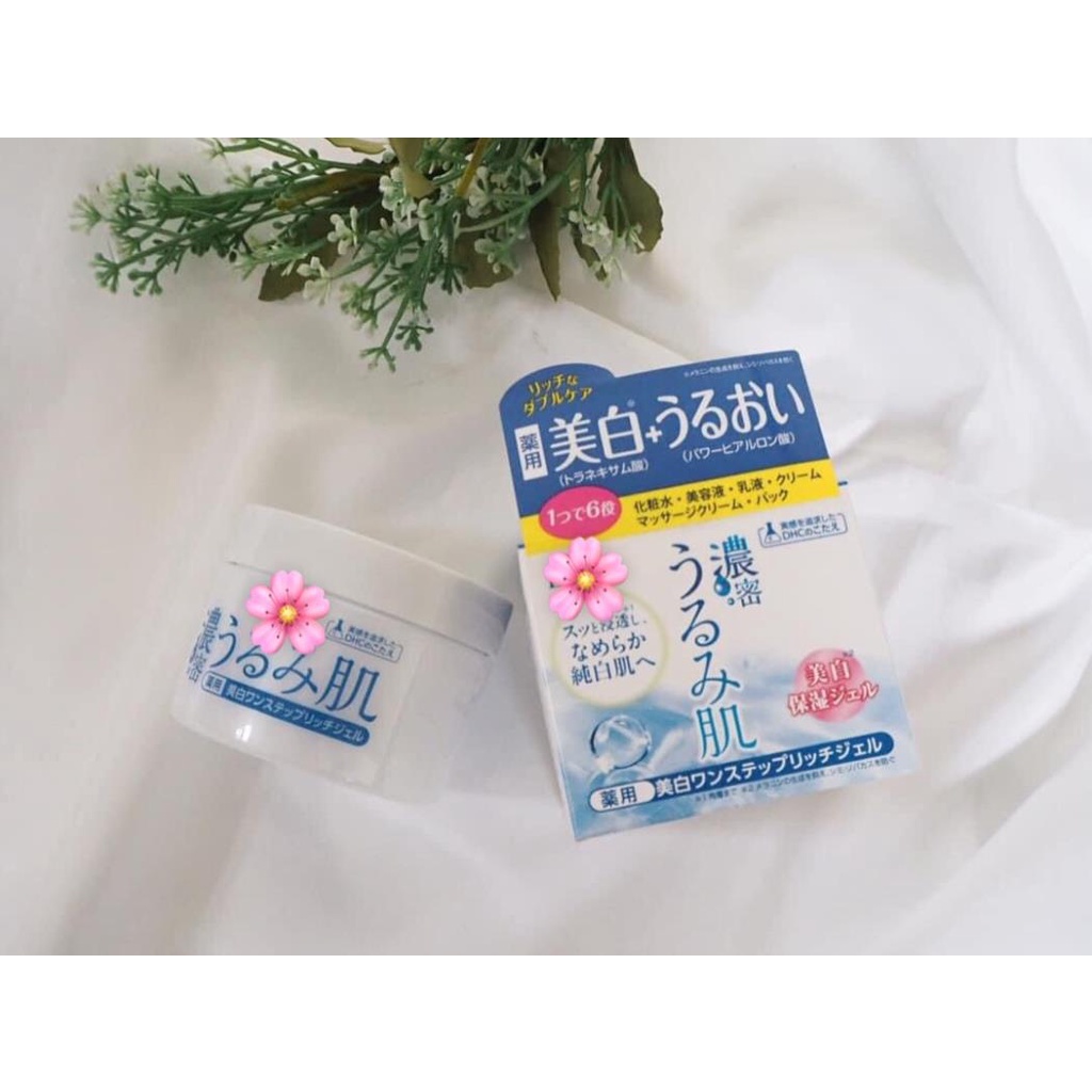 Kem dưỡng ẩm dưỡng trắng Collagen 6 in1 Gel Nhật Bản