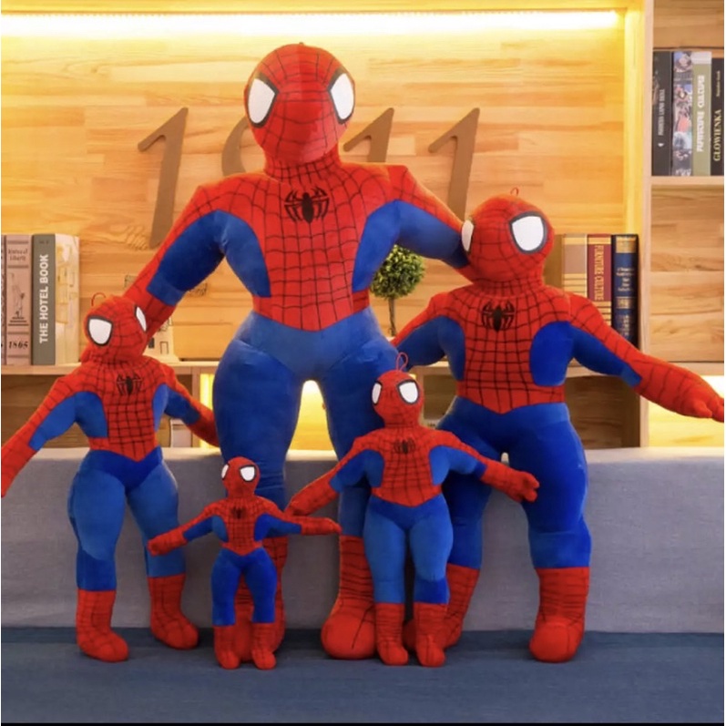 Đồ chơi thú nhồi bông - gấu bông siêu nhân người nhện Spiderman 85cm - 70cm - 50cm - 40cm