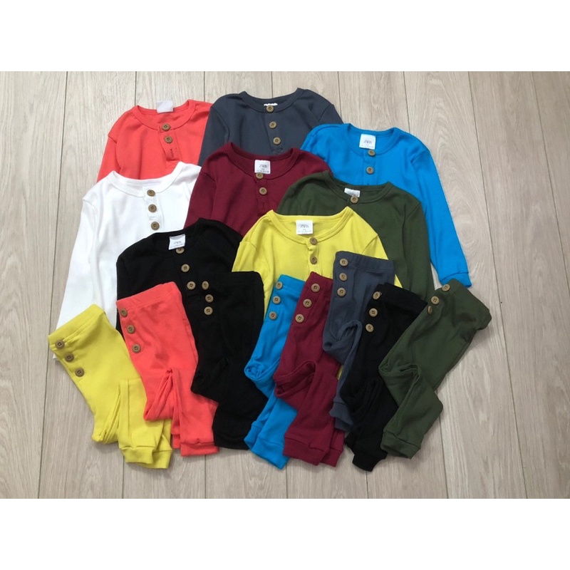 Bộ gân tăm mỏng Zara bé trai bé gái 1-5Y
