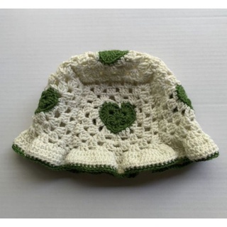 Nón len granny hat crochet