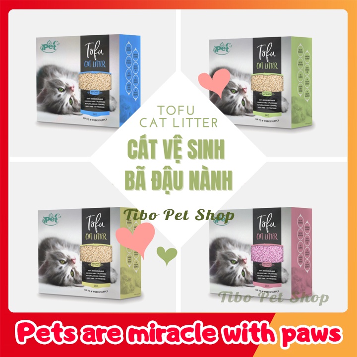 Cát Vệ Sinh Hữu Cơ Bã Đậu Nành Cho Mèo Tofu Cat Litter 7l PetLand
