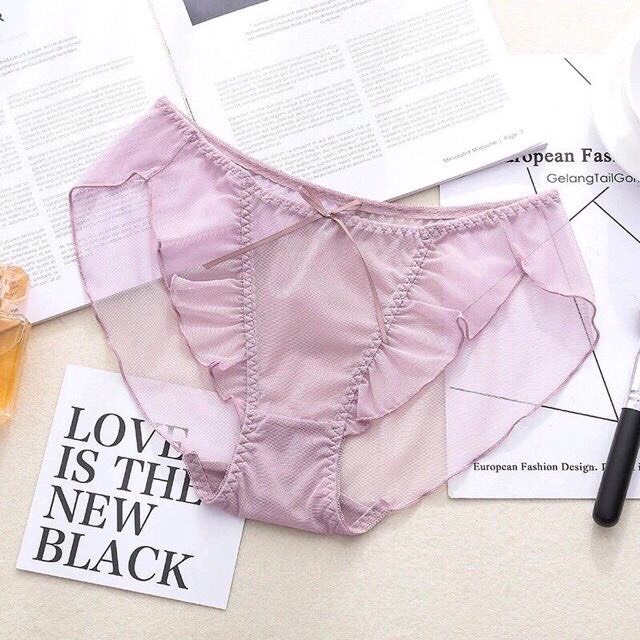 Quần Lót Nữ Ren Bèo Siêu Sexy 0346