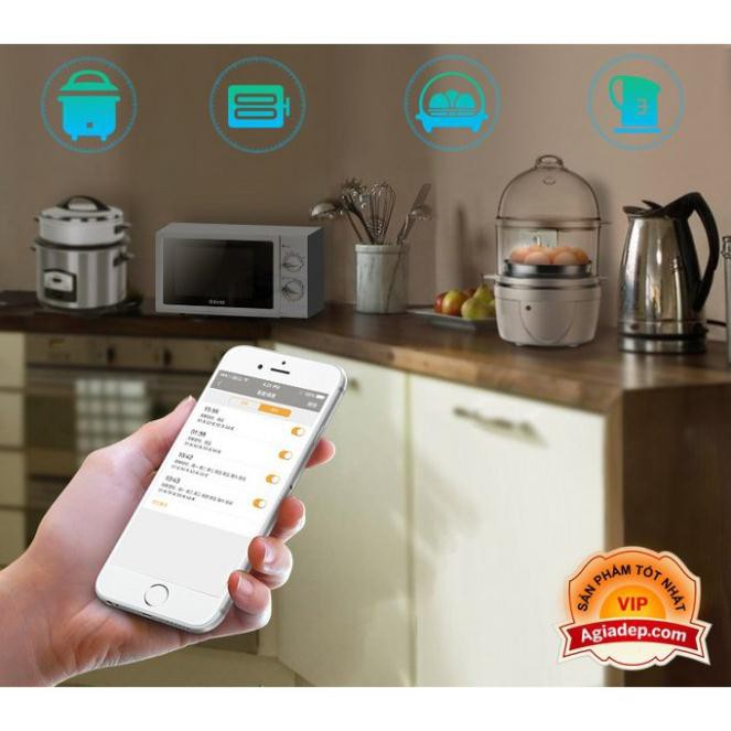 Ổ điện thông minh Broadlink điều khiển bật tắt qua wifi internet MP1 (Nhiều ổ cắm) Hàng xịn Chính hãng của Agiadep