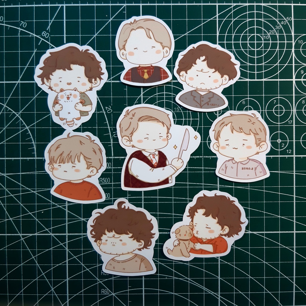 Bộ sticker nhân vật Hannibal dùng trang trí 1