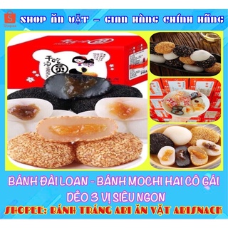 3 BÁNH MOCHI HAI CÔ GÁI DẺO ĐÀI LOAN MIX VỊ SIÊU NGON