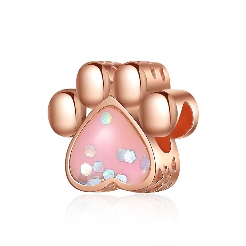 Hạt Charm Bạc 925 Tự Làm Trang Sức / Vòng Tay / Vòng cổ Thủ Công Hình Công Chúa / Ếch