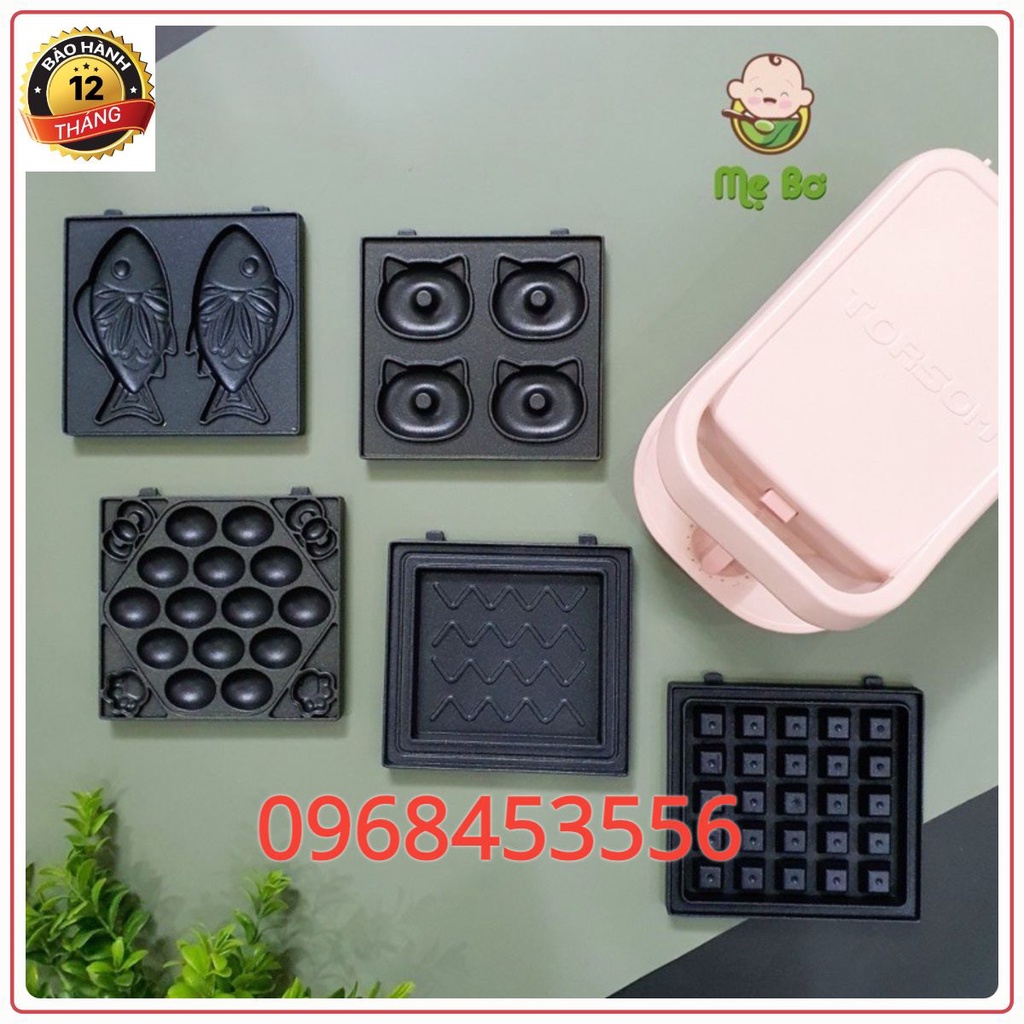 MÁY LÀM BÁNH TORSOM BẢN HẸN GIỜ 5 KHUÔN THAY THẾ