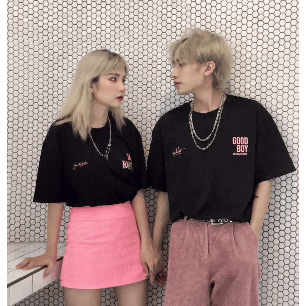 Áo Thun Unisex Bad Habits Sick Fame Đen 100% Cotton - Local Brand Chính Hãng | BigBuy360 - bigbuy360.vn