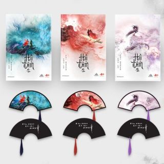 Hộ tâm kèm bookmark quạt