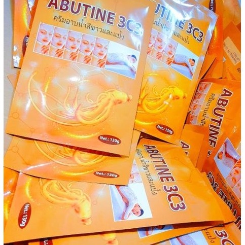 Lẻ gói Tắm Abutine 3c3 xịn bật tone mạnh 130g