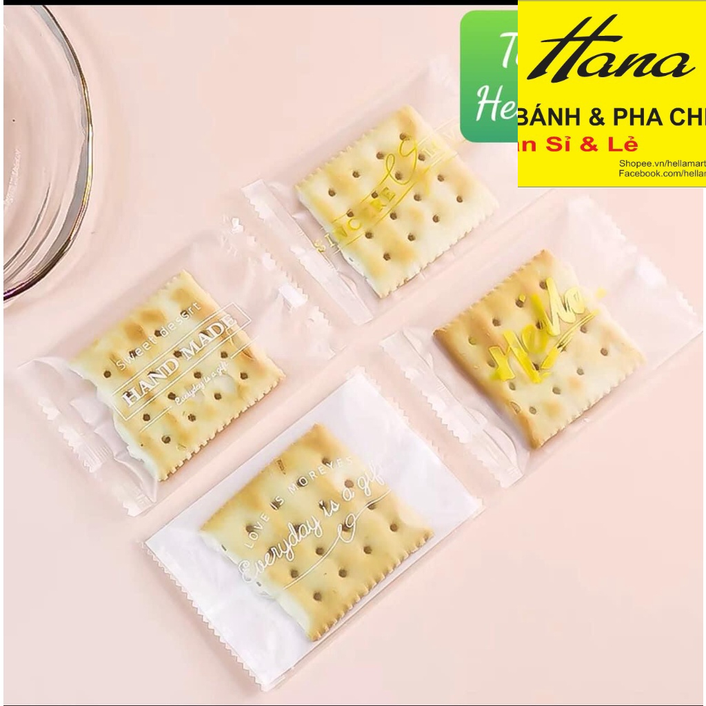 Túi cookie kích thước 7x10cm  (100 chiếc) - GỬI NGẪU NHIÊN