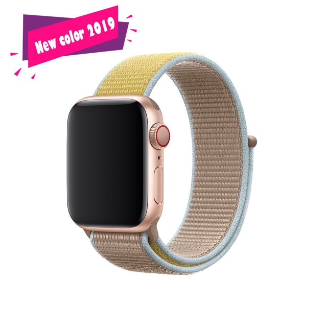 [Mới nhất 2021] Dây Nylon Vải Dán Apple Watch Sport Loop