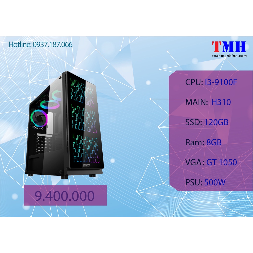 PC I3 9100F/H310/1050 CHIẾN GAME TỐT