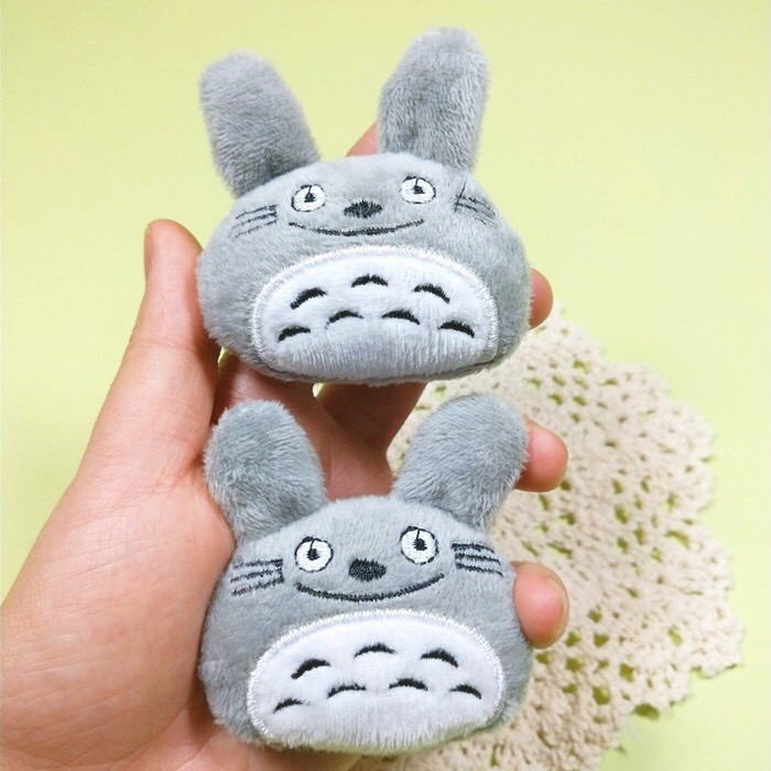 Huy hiệu/ ghim cài thú bông trang trí balo, trang phục nhân vật Totoro Mua Tất (muatatshop)