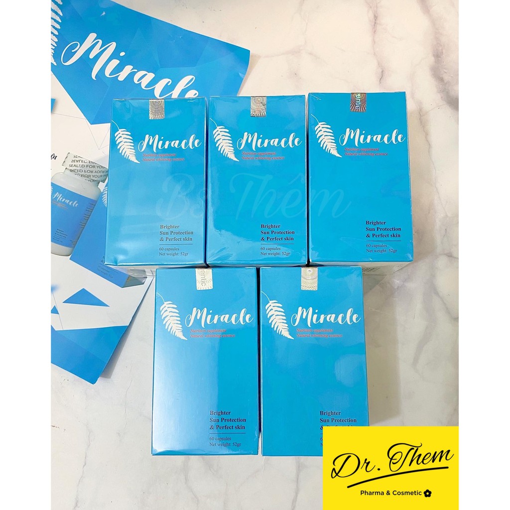 ✅[CHÍNH HÃNG] Miracle Thực Phẩm Chức Năng - Viên Uống Miracle Chống Nắng, Trắng Da, Giảm Thâm Nám Da, Nếp Nhăn | BigBuy360 - bigbuy360.vn
