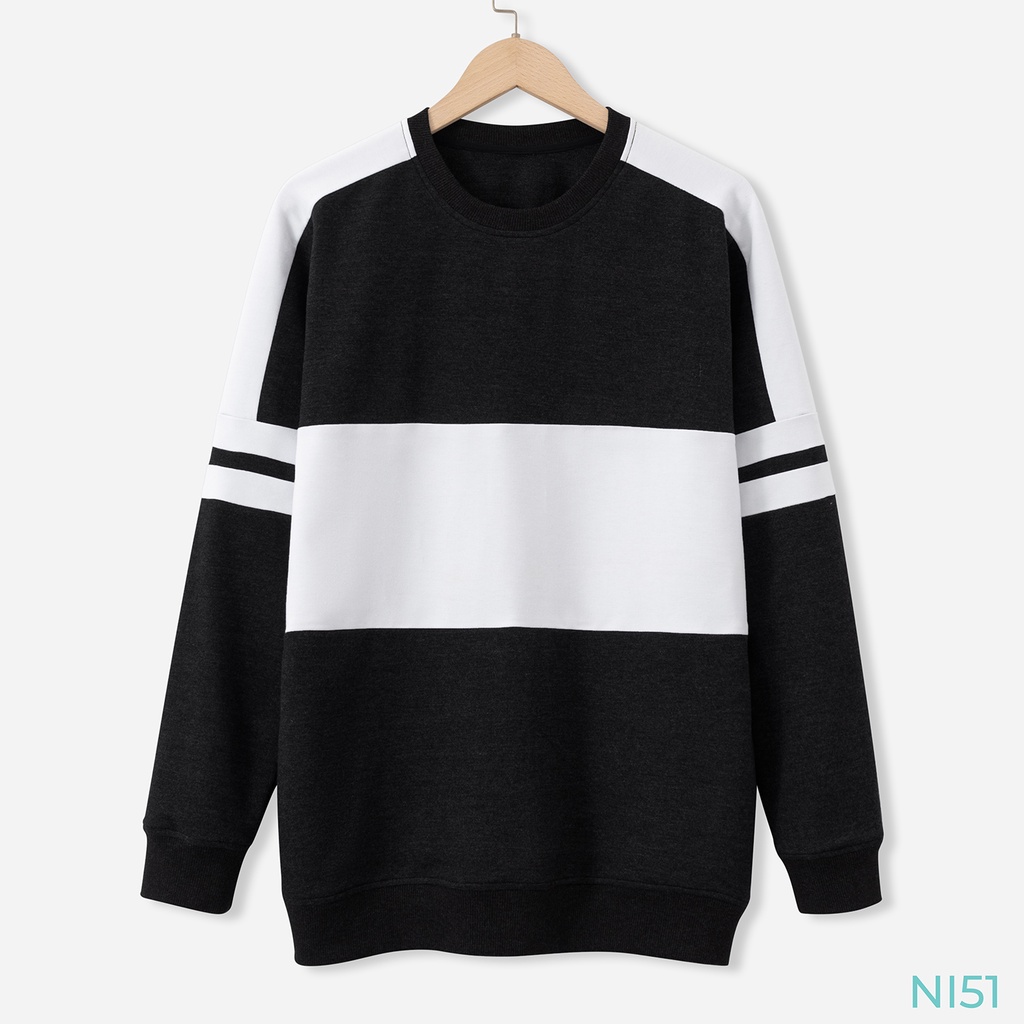 Áo Sweater Nam Chất Nỉ Phối Màu Thời Trang Vicero