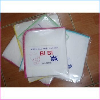 Khăn gạc, khăn sữa Nhật 4 lớp BiBi 5.0
