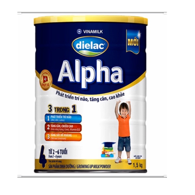 Sữa bột Dielac Alpha Step 4 1500g