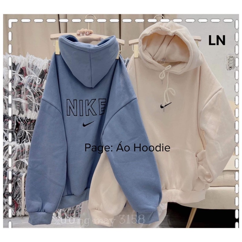 Áo hoodie phẩy NAI rỗng in 2 mặt mũ 2 lớp TH6
