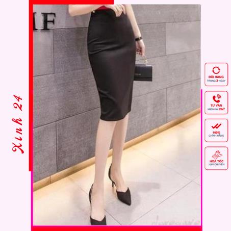 Chân Váy Bút Chì Công Sở xẻ sau dáng dài qua gối | BigBuy360 - bigbuy360.vn