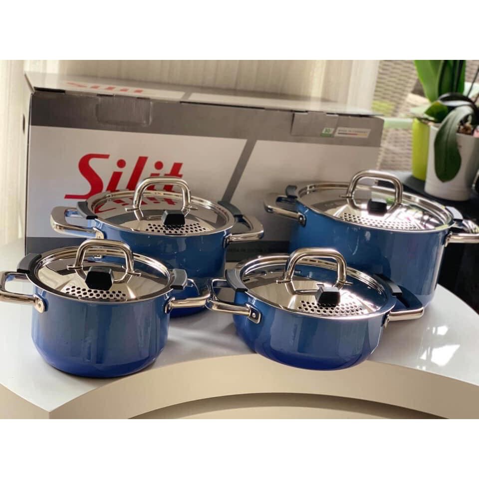 Bộ 4 nồi Silit Nature blue [Nhập Đức]