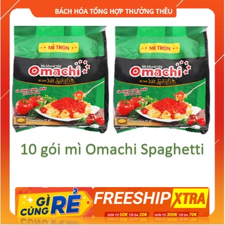 Combo 10 gói mì trộn Omachi xốt Spaghetti