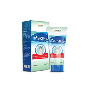 Sữa rửa mặt than hoạt tính dưỡng trắng da ASKIN 50gam