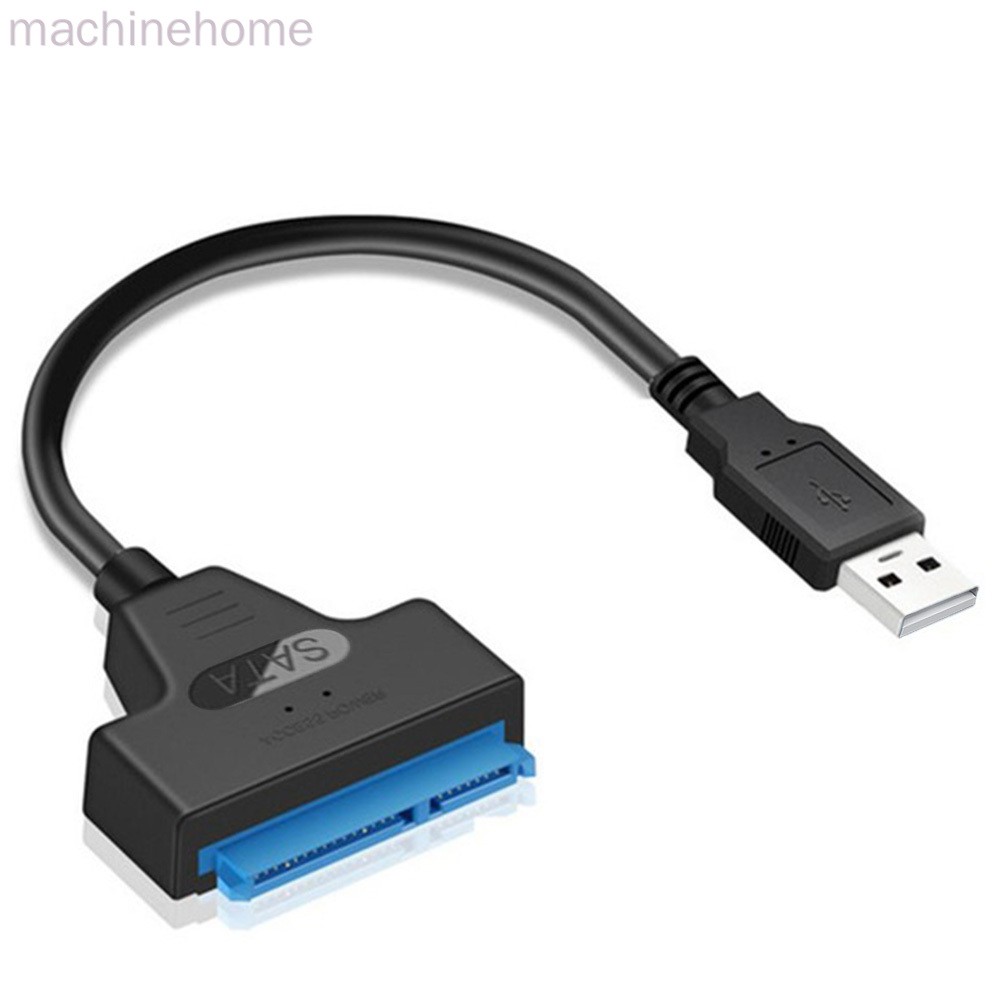 SATA 3 Cable Sata to USB Adapter 6Gbps for 2.5 Inches External SSD HDD Hard Drive 22 Pin Sata III Cable,USB 2.0,20cm machinehome