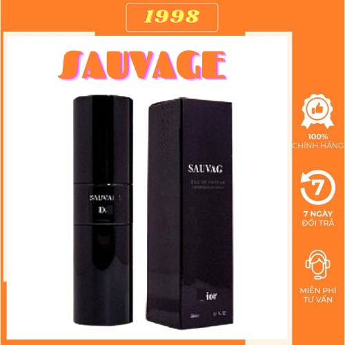 Dầu Thơm Nước Hoa Nam SAUVAGE Thơm Lâu Mini 20ml