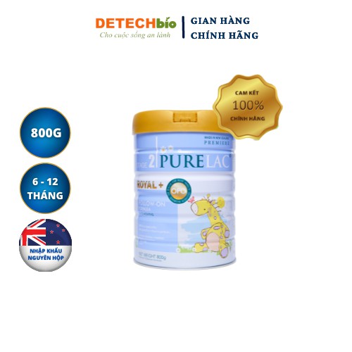 Combo 2 Sữa bột PURELAC 2 800g nhập khẩu New Zealand