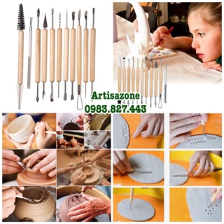 Bộ dụng cụ điêu khắc, tạo hình - Clay tool (set 11 chiếc)