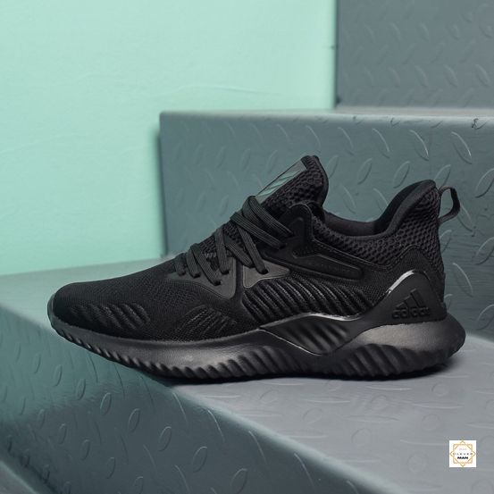 Giày Thể Thao Sneaker Nam Nữ Alphabounce Beyond 2018 Full đen Cực Êm Thoáng Khí  Clever Man Store