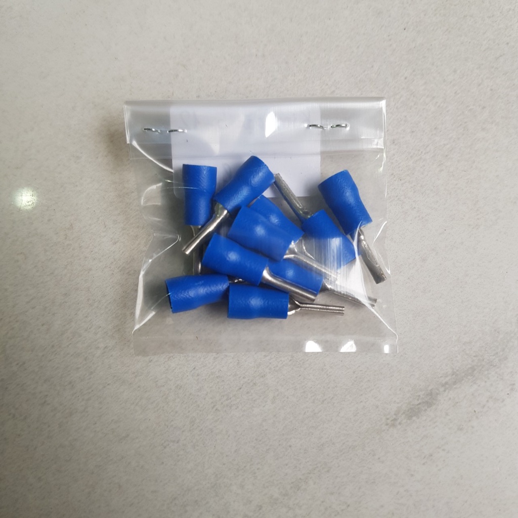 10 cos kim đặc 5-12, cốt kim dặc 5-12,đầu cos dây điện, đầu cosse pin đặc PTV5-12, PVT5-12