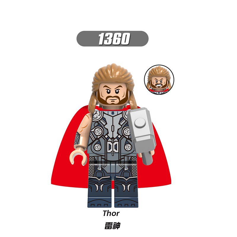 Đồ chơi lắp ráp mô hình nhân vật phim Thor bằng nhựa thú vị dành cho các bé