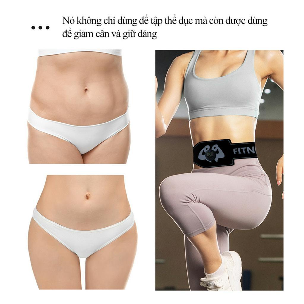 Máy massage CkeyiN EMS MG100H dụng cụ tập thể dục cơ bụng đốt mỡ giảm cân