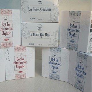 Bột Nhuộm Tóc Ogatic Mầu Nâu Hạt Dẻ