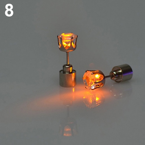 Khuyên tai phối đèn LED phát sáng độc đáo cho các bữa tiệc tùy chọn màu sắc