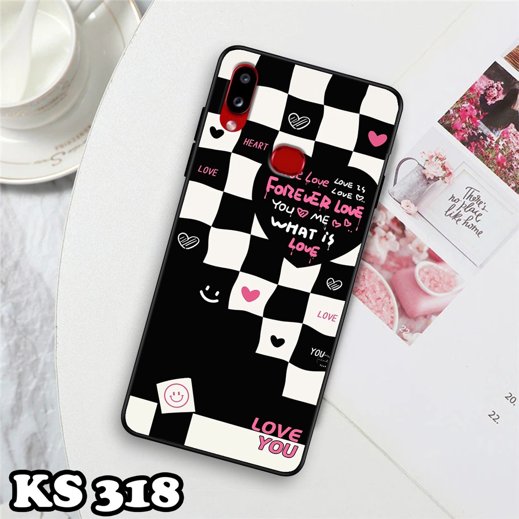 Ốp lưng Samsung A10 - Samsung A10s - Ốp in hình họa tiết caro - Chất liệu TPU siêu bền, sang trọng